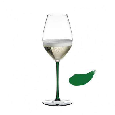<ファット・ア・マーノ> シャンパーニュ・ワイン・グラス グリーン(1個入)x4個