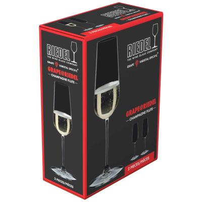 <グレープ@リーデル> シャンパーニュ・フルート(2個入)x4セット